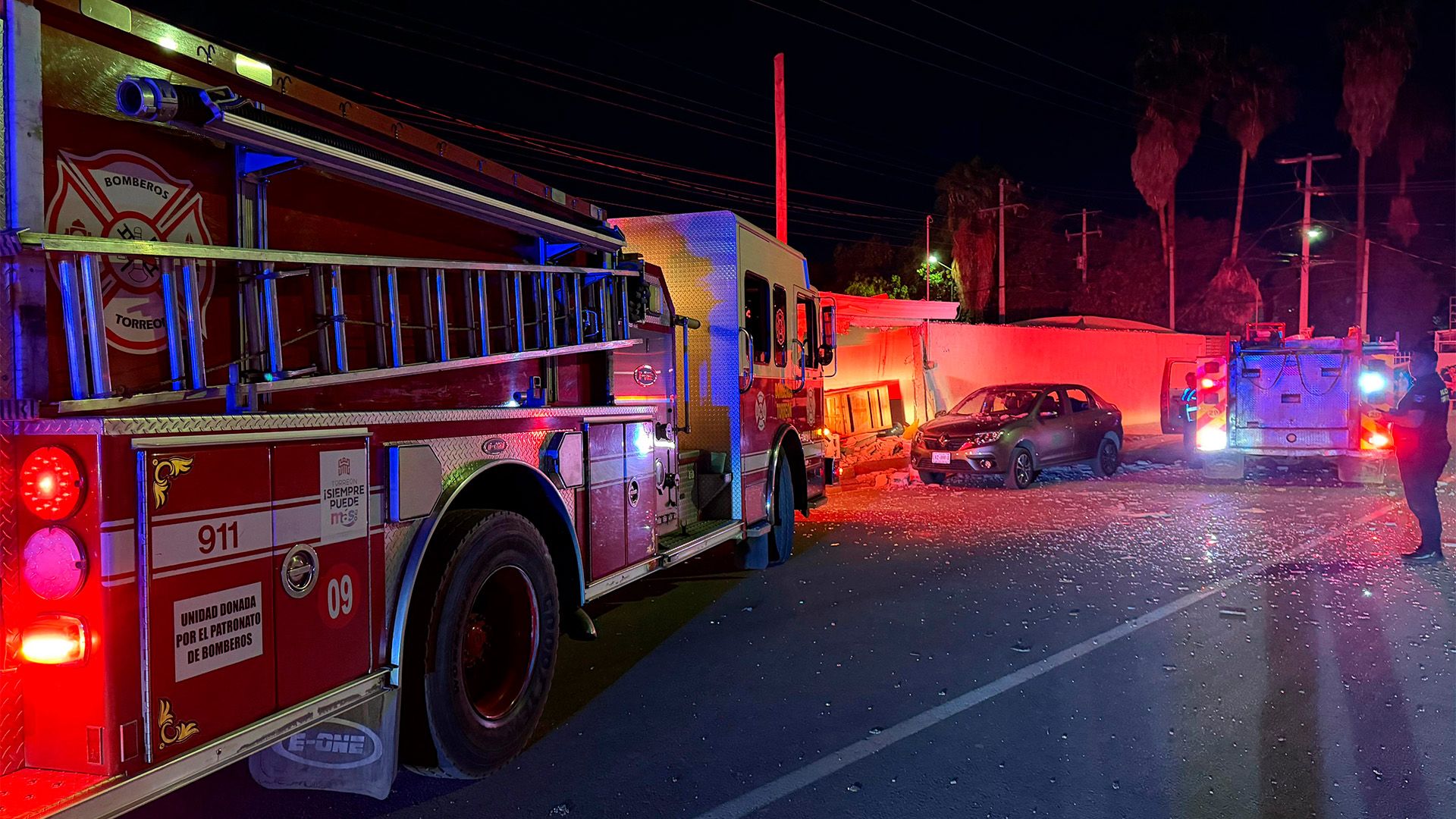 Explota casa por acumulación de gas en colonia Palmas San Isidro de Torreón